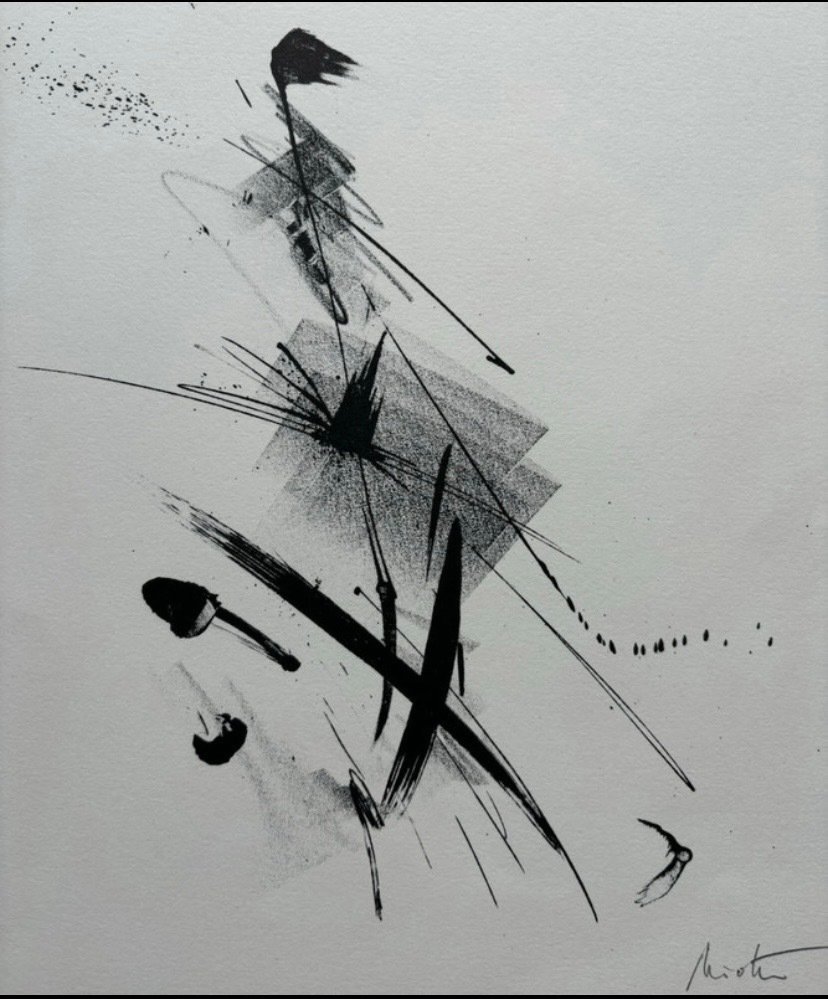 Jean Miotte ( 1926-2016 - Abstract Composition #3.2