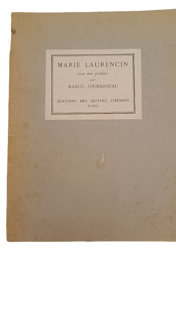 Marie Laurencin, Marcel Jouhandeau - Marie Laurencin - 1928 #1.0