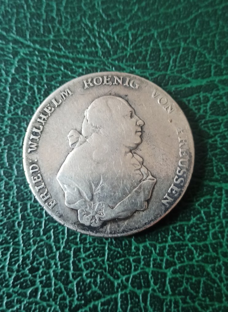 Germany, Brandenburg - Prussia Friedrich Wilhelm II. Thaler (taler) 1796 (Sem preço de reserva) #1.0