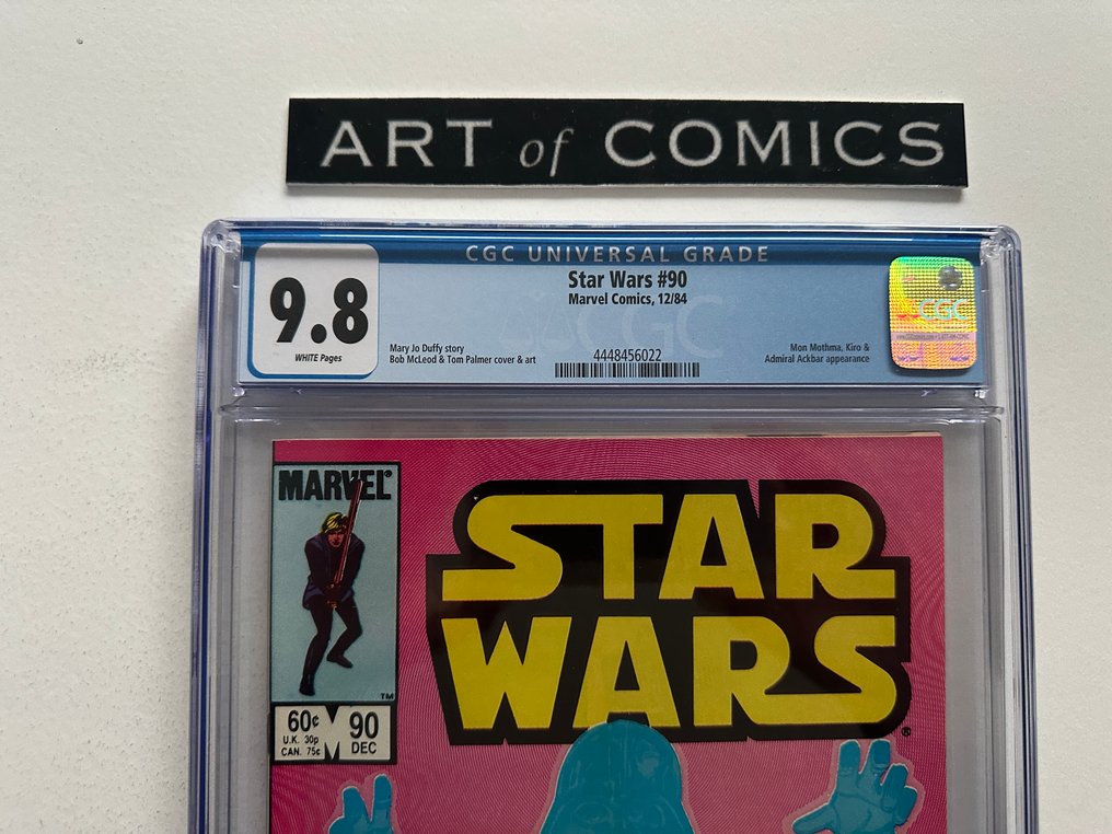 Star Wars #90 - CGC 9.8 - Mon Mothma, Kiro, Admiral Ackbar appearance - 1 Graded comic - First edition - 1984 #2.1