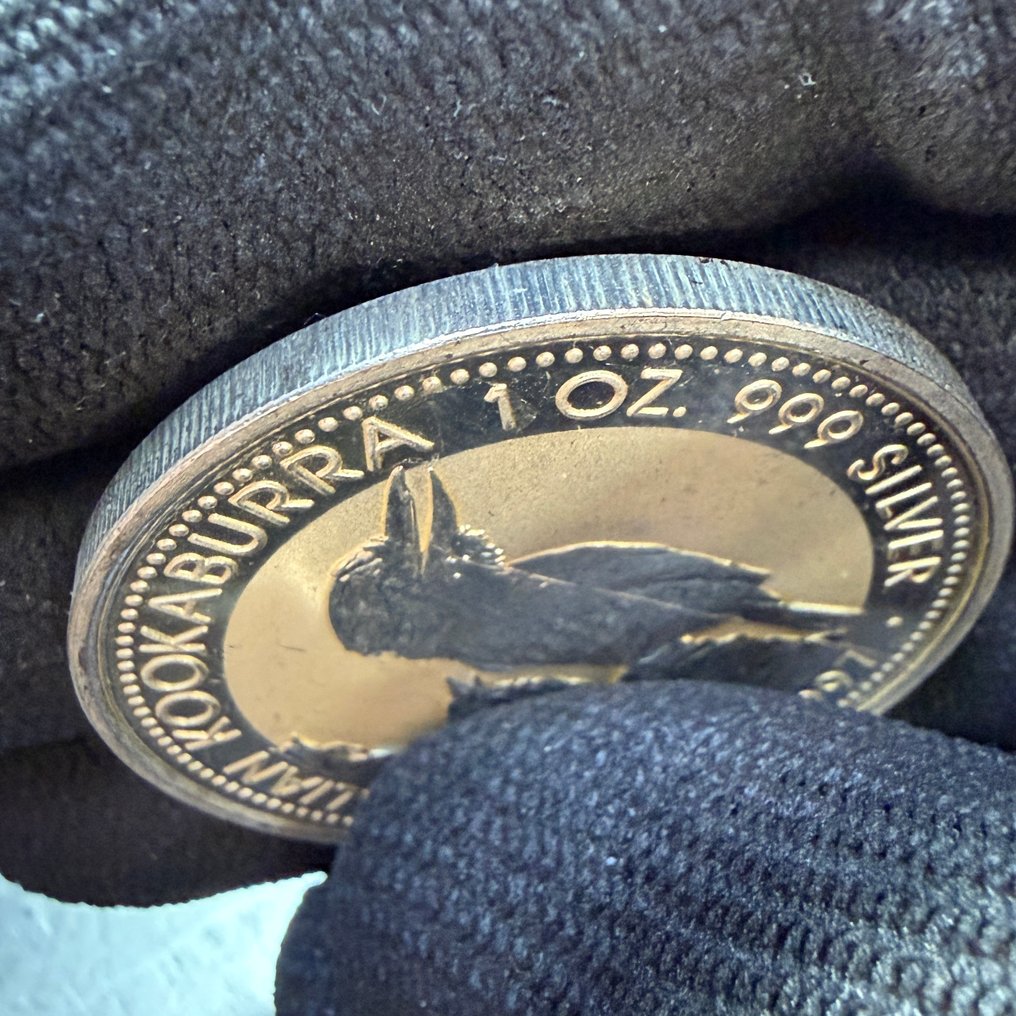 Austrália. 1 Dollar 1997 Kookaburra, 1 oz (Sem preço de reserva) #2.1