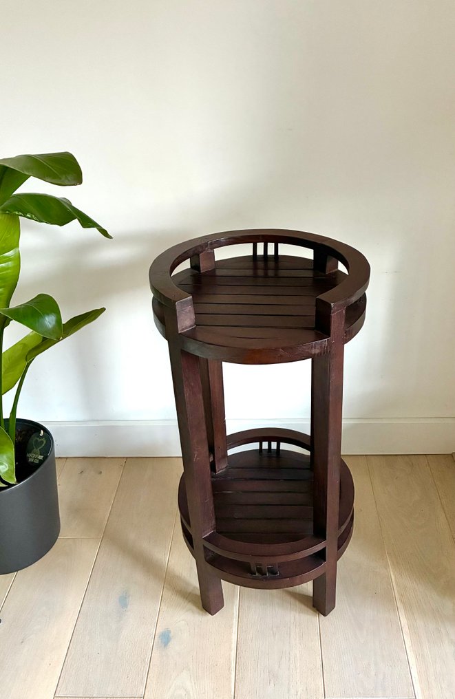 Βοηθητικό τραπεζάκι - Teak - Υψηλό τραπέζι για φυτά. #1.0