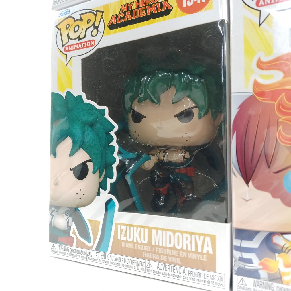 Funko - Φιγούρα - My Hero Academia - Funko Pop! Animation - Set of 4: Izuku Midoriya (1347), Shoto Todoroki (372),  (4) - Πλαστικό #3.2