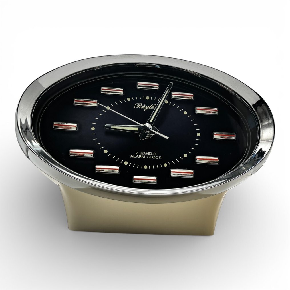 Ξυπνητήρι - Rhythm Space Age - ABS - 1970-1980 - Μαύρος δίσκος Sunburst #1.0