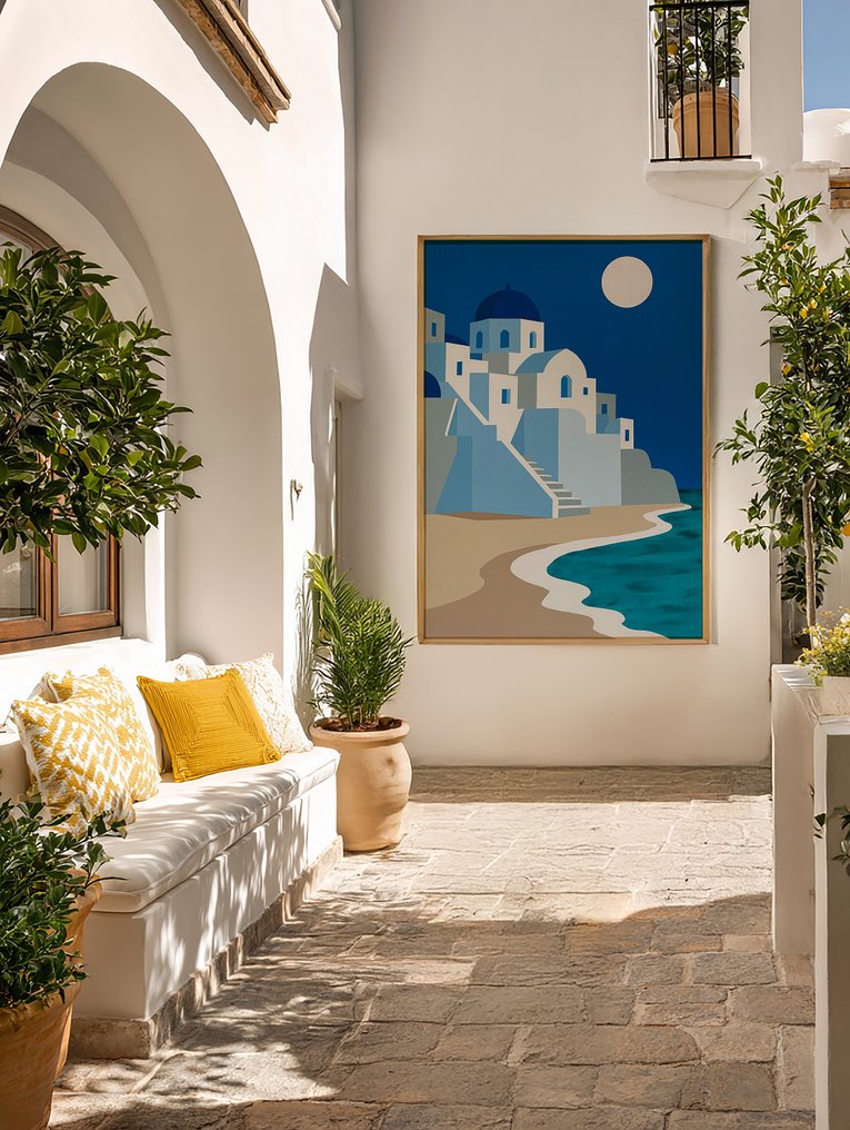 Nelson F. León - "La Orilla Azul" XL- (NO Reserve) #3.2