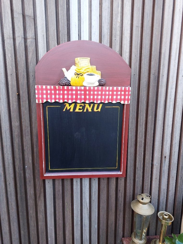 Väggdekoration - Europa - Kritbräda meny 60 cm #1.0