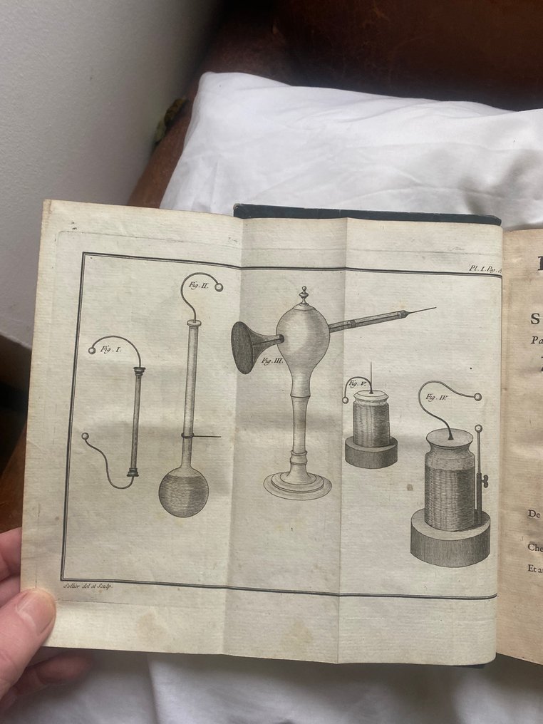 J.-P. Marat - Recherches physiques sur l’électricité. Avec quelques pièces qui y ont rapport. - 1782 #1.0
