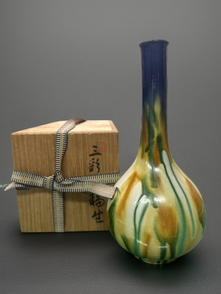 花瓶 - 陶瓷 - 日本 - Kutani Ware 花瓶  (沒有保留價) #1.0