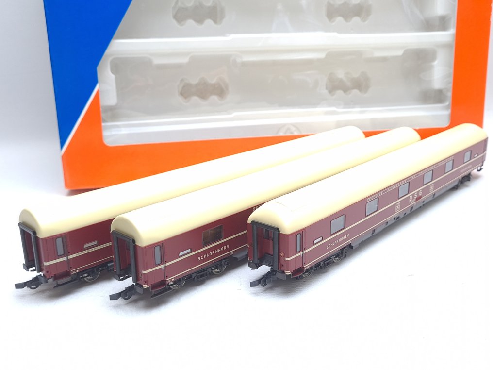 Roco H0 - 44179 - Σετ επιβατικού τρένου μοντελισμού (1) - 3-τμυρη σετ υπνοδωματίων DSG - DB #3.2
