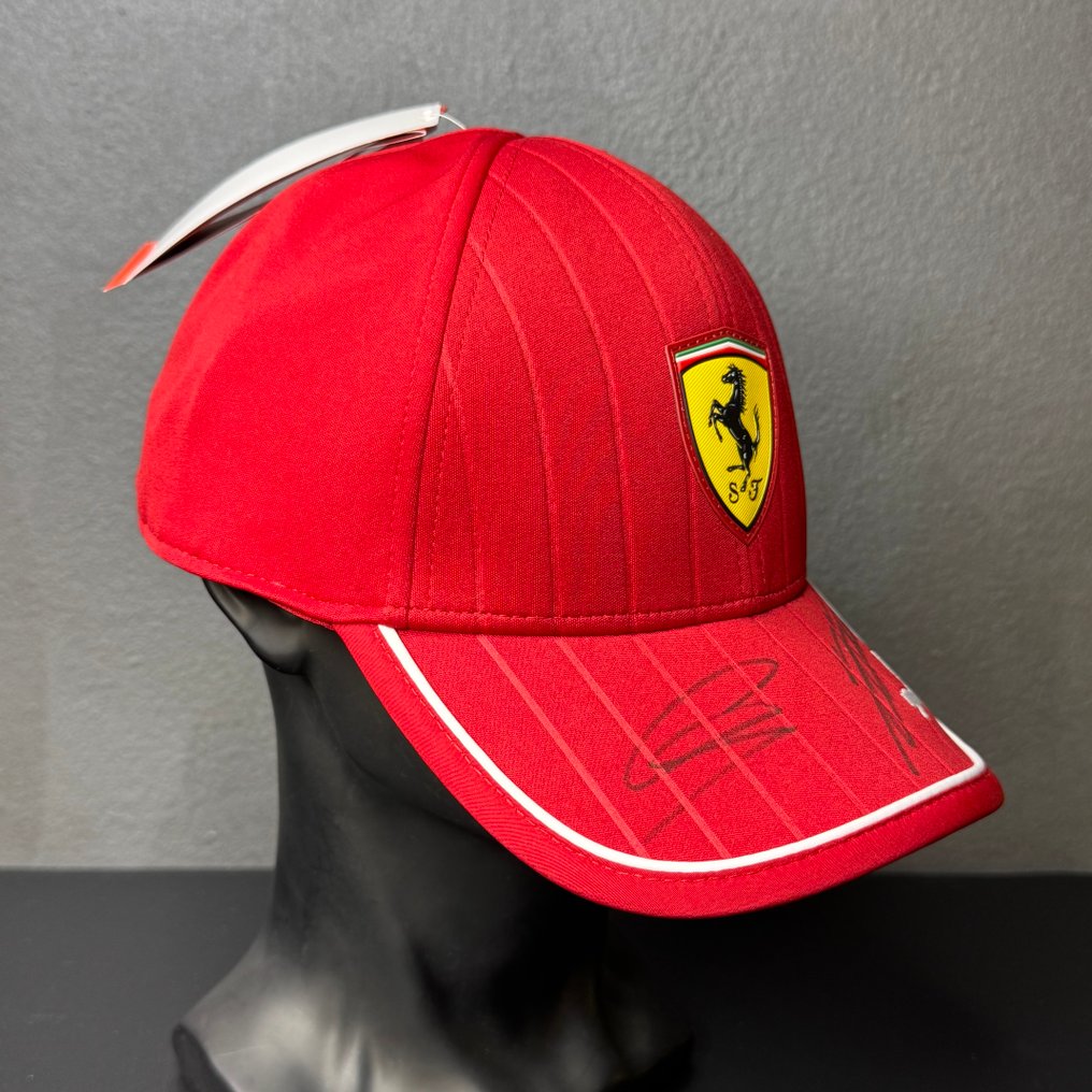 法拉利 - 官方产品 - 粉丝复制品 - 签名 - Lewis Hamilton & Charles Leclerc - 2025 - 棒球帽 #3.2