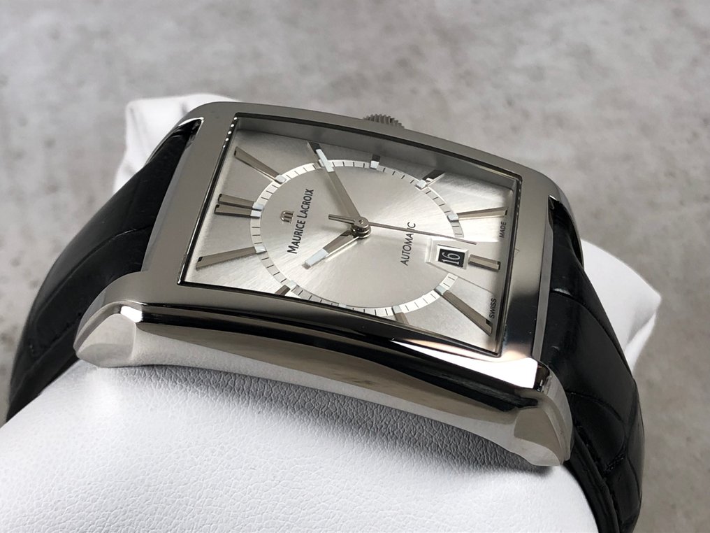 Maurice Lacroix - Pontos Rectangulaire Date  XL Automatic - PT6257.SS001.130 - Herre - 2010-2020  #4.3