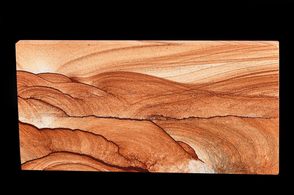 Πρώτης ποιότητας φυσική ασβεστοκονία Paesina Stone από το Γιούτα - Ύψος: 16.1 cm - Πλάτος: 8.2 cm- 314 g #3.2