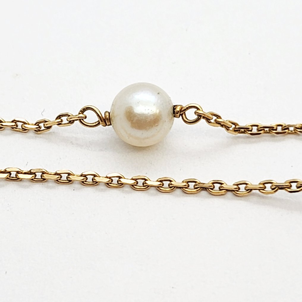 Collier - 18 carats Or jaune Perle #3.2