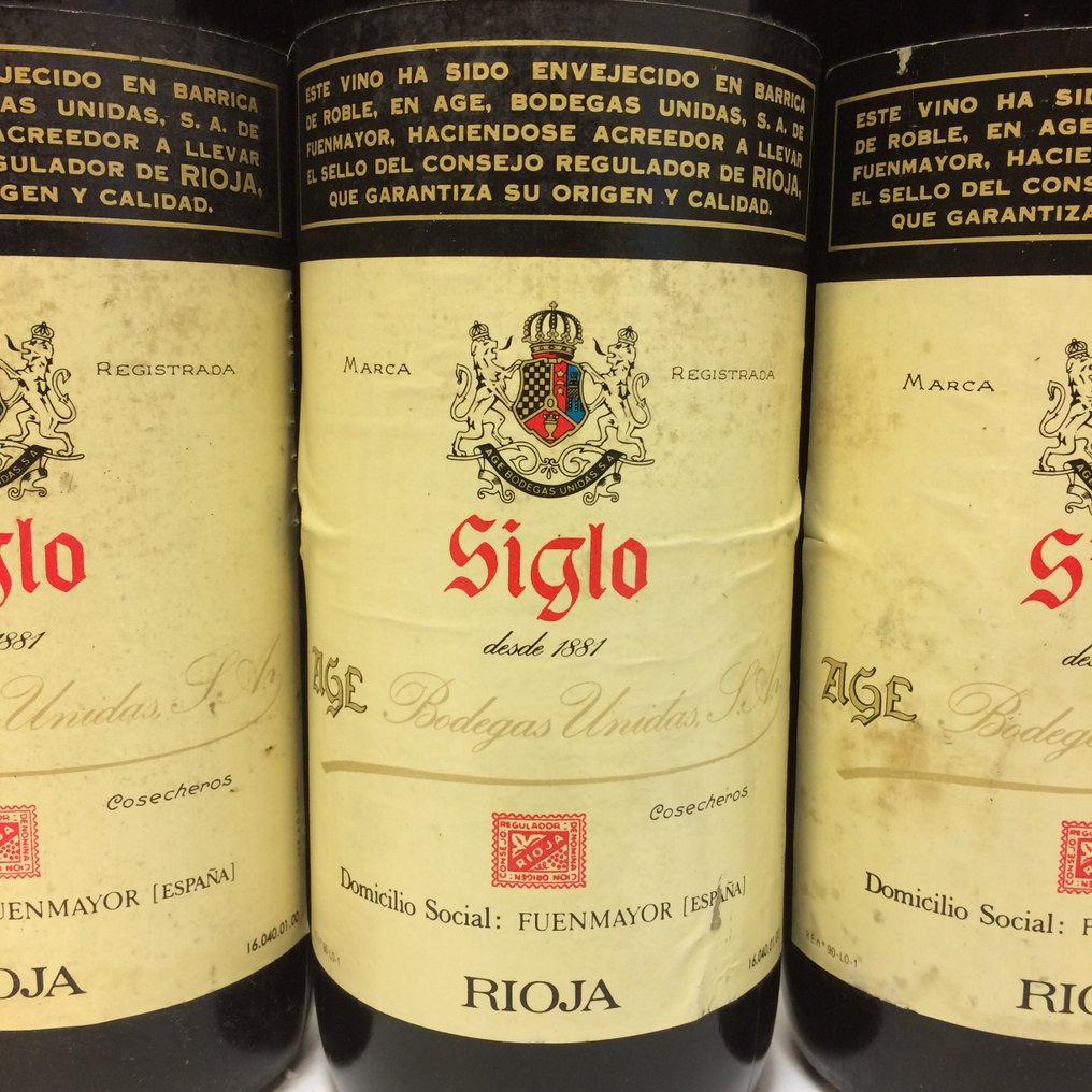 Age Bodegas Unidas, Siglo NV - Rioja Crianza - 12 Flaschen (0,75 l) #2.1