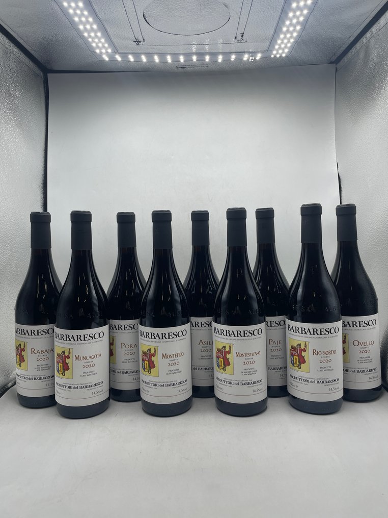 2020 Produttori del Barbaresco, Cru Collection - Barbaresco DOCG - 9 Pullot (0.7 L) #1.0