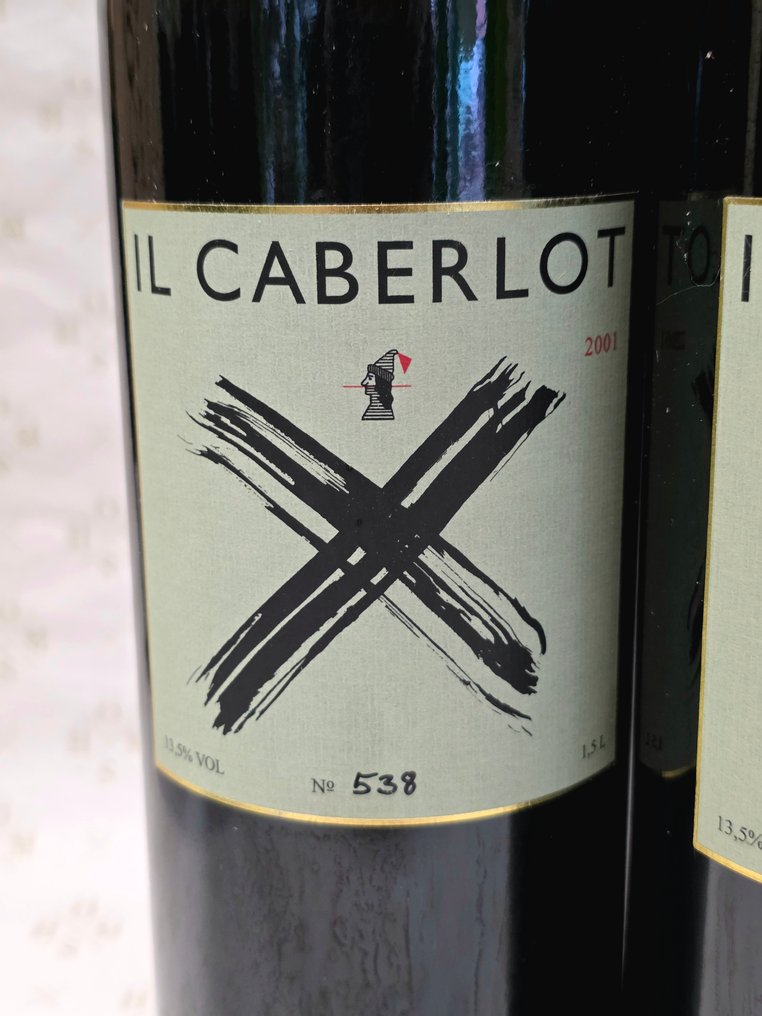 2001 Il Caberlot - #538, #539, #540 - Toscana DOCG - 3 Magnums (1.5L) #4.3