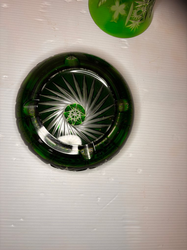 Cristal de Bohème - Ensemble Cloche et cendrier - Σταχτοδοχείο - Κρύσταλλο #2.1