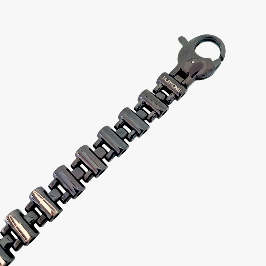 18 ct. - Oțel, Aur roz - Brățară - Artizanal #3.2