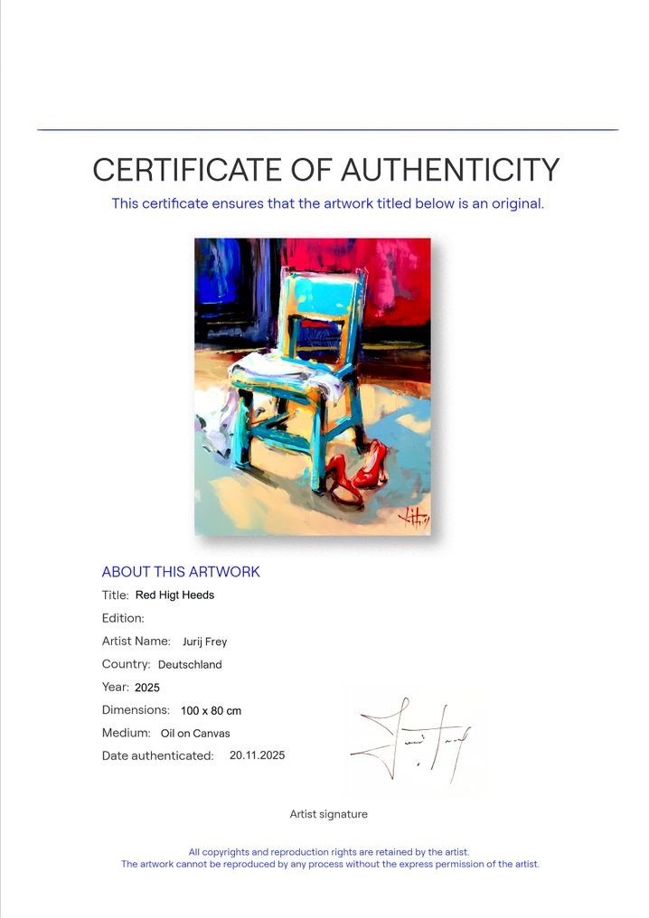 Jurij Frey - Red High Heeds (Collection 2025) #4.3