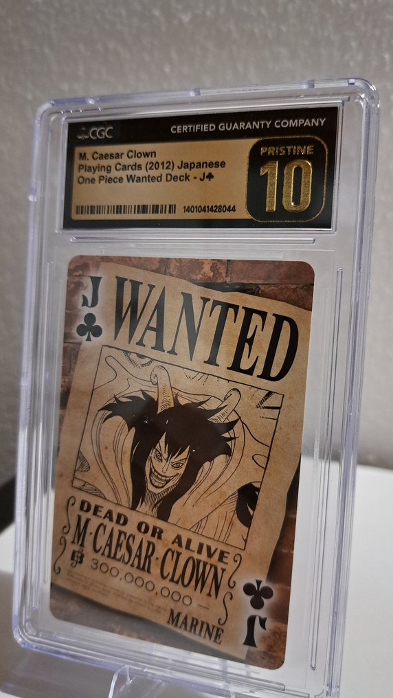 万代 - 1 Graded card - One Piece - M.Caesar Clown - CGC Pristine 10 （卡牌几乎没有肉眼可见的瑕疵。） #2.1
