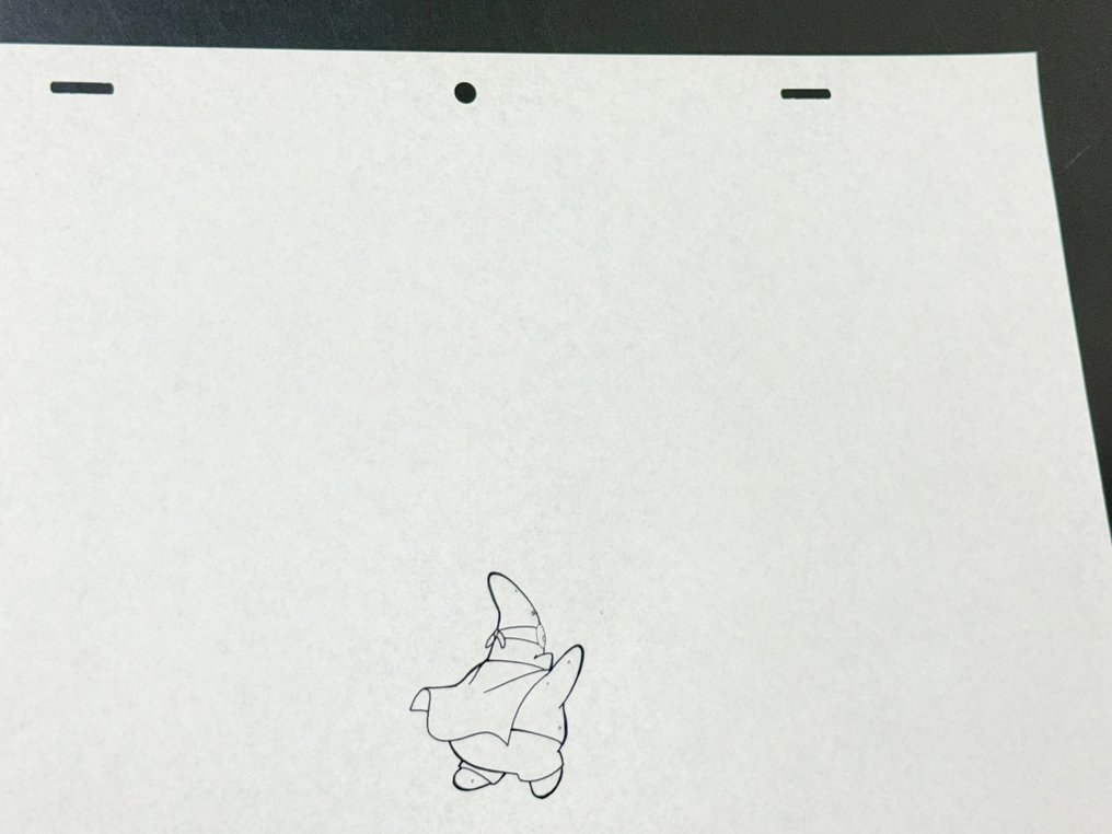 Nickelodeon  - 原始动画画稿，帕特里克星人和寄生虫（35x25厘米） - SpongeBob SquarePants (1999) #3.2