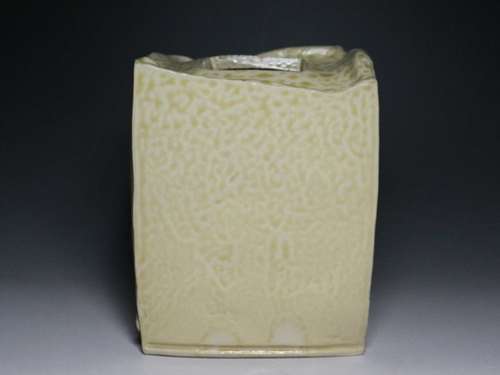 Vas - Keramik - Japan - Fyrkantig blomstervas #1.0