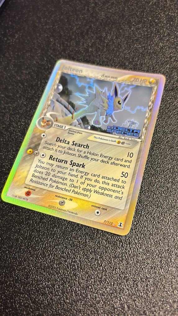 Pokémon - 1 Card - Jolteon 7/113 Reverse holo - EX - EX Delta Species #2.1