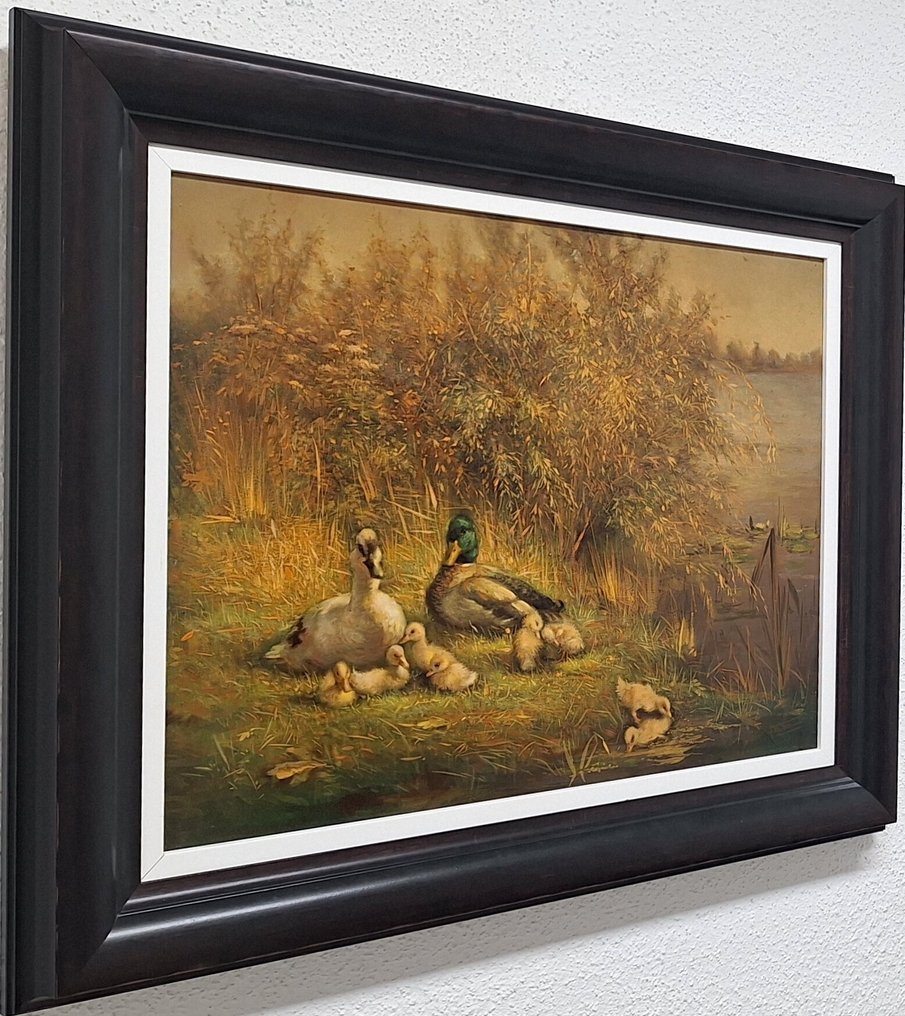 J. W. van Trirum (1924-2011) - ** NO RESERVE ** Eendenfamilie #3.2