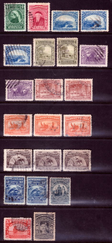 纽芬兰 1897 - 发现四百周年套装加额外内容 - Stanley Gibbons #1.0