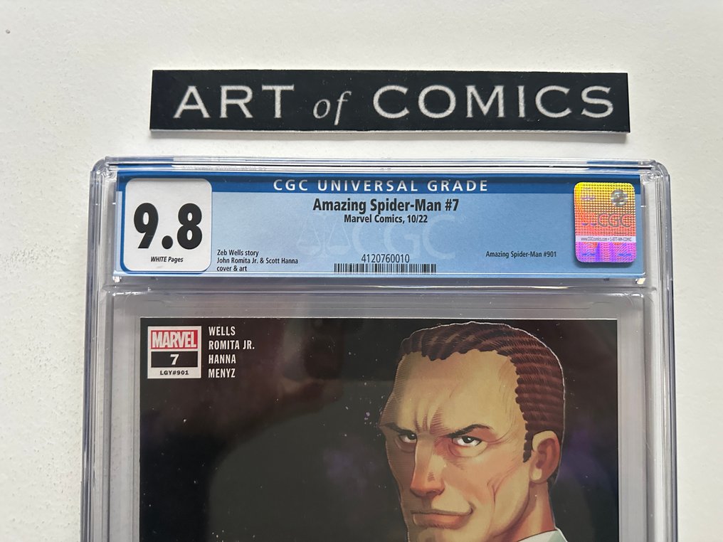 The Amazing Spider-Man (Vol. 6) #7 - CGC 9.8 - 1 Graded comic - Πρώτη έκδοση - 2022 #2.1