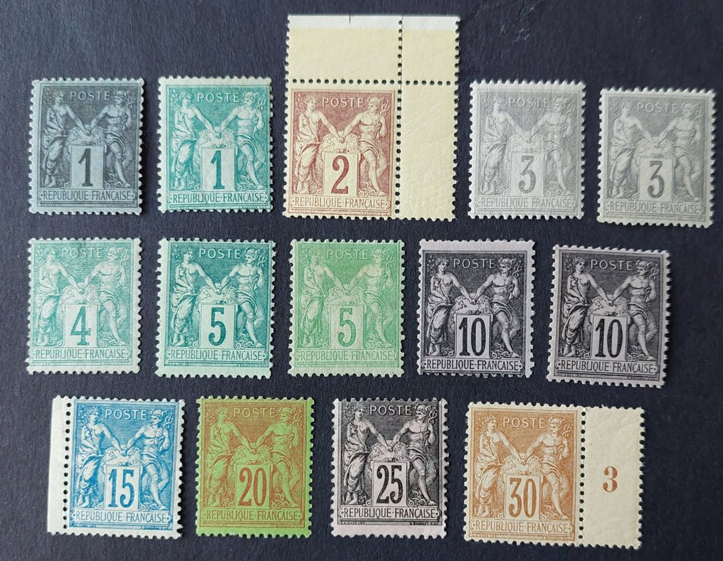Frankrig - Klassisk periode, Sage, samling af nye frimærker #1.0