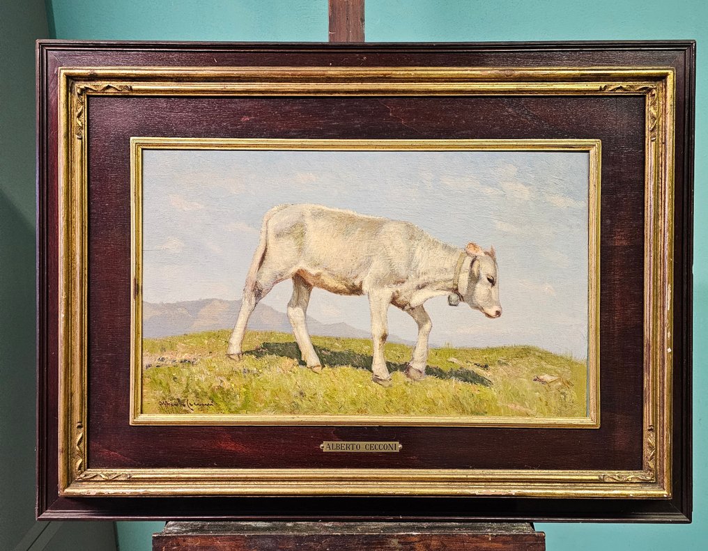 Alberto Cecconi (1897-1971) - Vitello al Pascolo #2.1