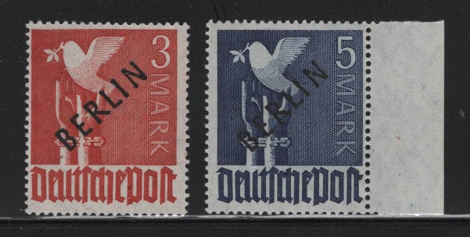 Βερολίνο 1948/1949 - Μερική, αλλά όχι πλήρης, και με μετα-φρασμένες (MNH) πρώτες εκδόσεις. #3.2