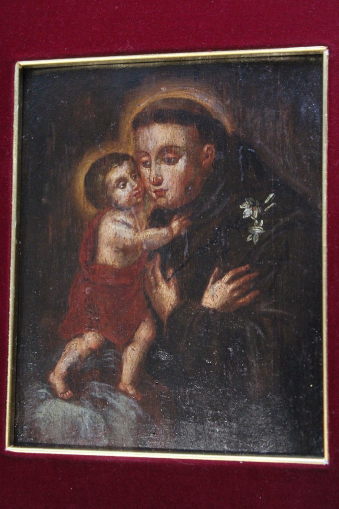 Ιταλική σχολή (XVIII) - Sant'Antonio con bambino #1.0