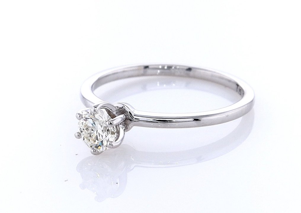 沒有保留價 - 戒指 - 14 克拉 白金 -  0.40ct. tw. 鉆石 (天然) #3.2