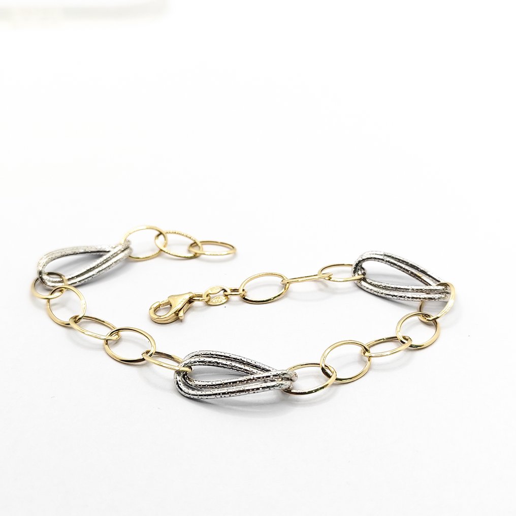 Bracelet - 18 carats Or jaune, Or blanc #4.3