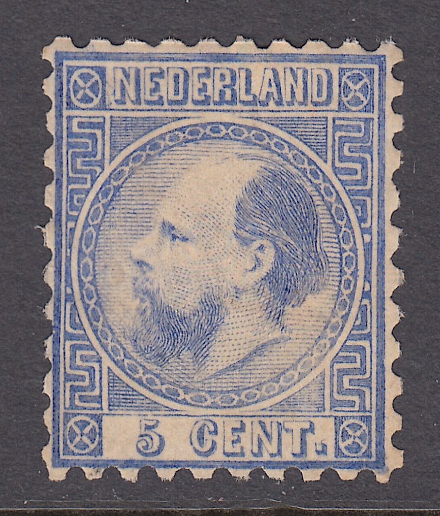 Ολλανδία 1867 - Βασιλιάς Βίλχελμ Γ΄ - NVPH 7IIB #1.0