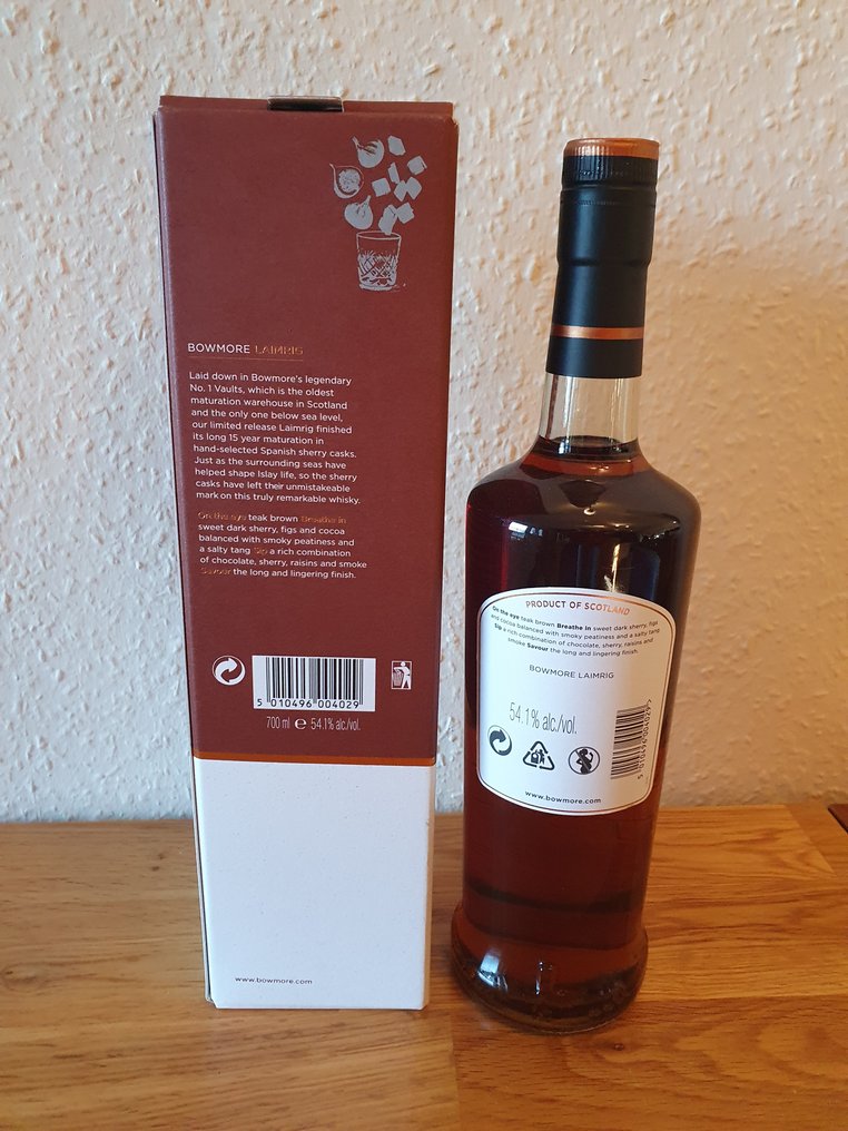 Bowmore 15 years old Laimrig  - b. 2014  - 700ml #1.0