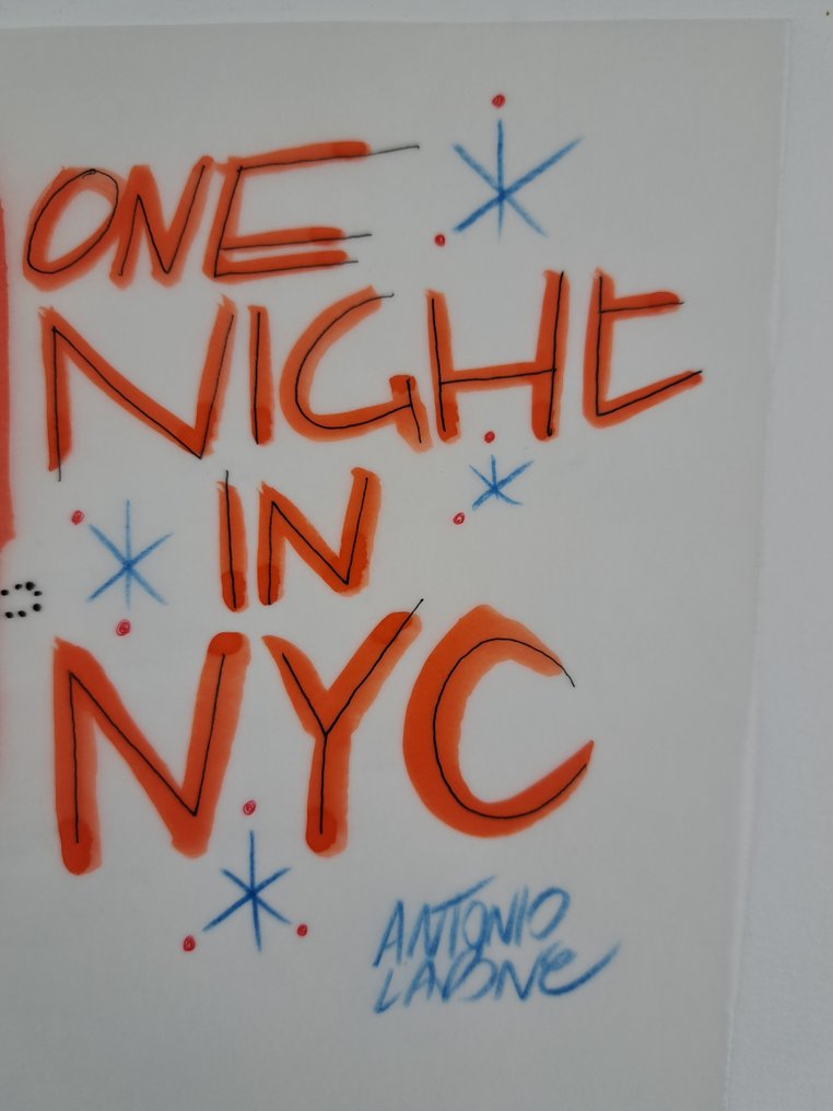 Lapone, Antonio - 1 Original colour drawing - One Night in NYC #2.1