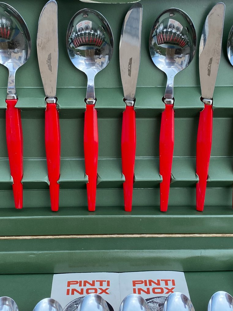 PINTI - Σετ μαχαιροπήρουνων (24) - Χάλυβας, inox, Πλαστικό - Σετ μαχαιροπήρουνων για 6 άτομα. #3.2