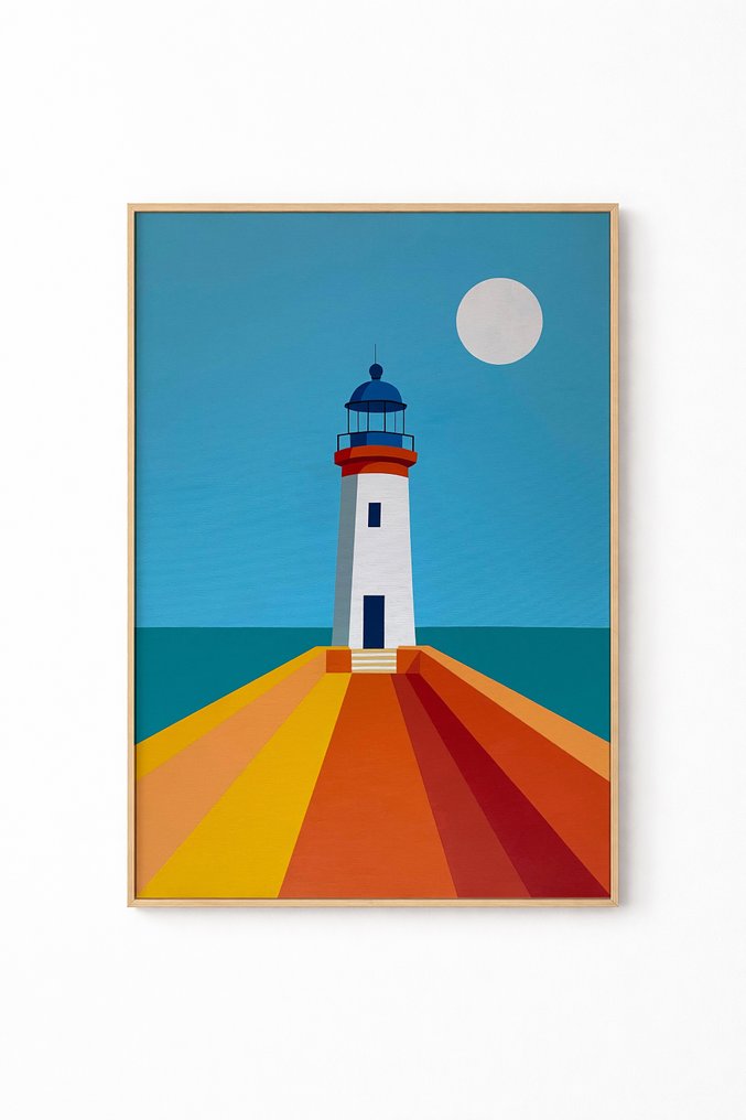 Nelson F. León - "Camino al Faro" XL- (NO Reserve) #1.0