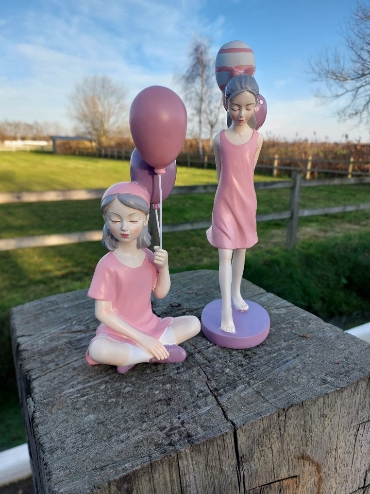 塑像, balloon girl - 29 cm - polyresin #1.0