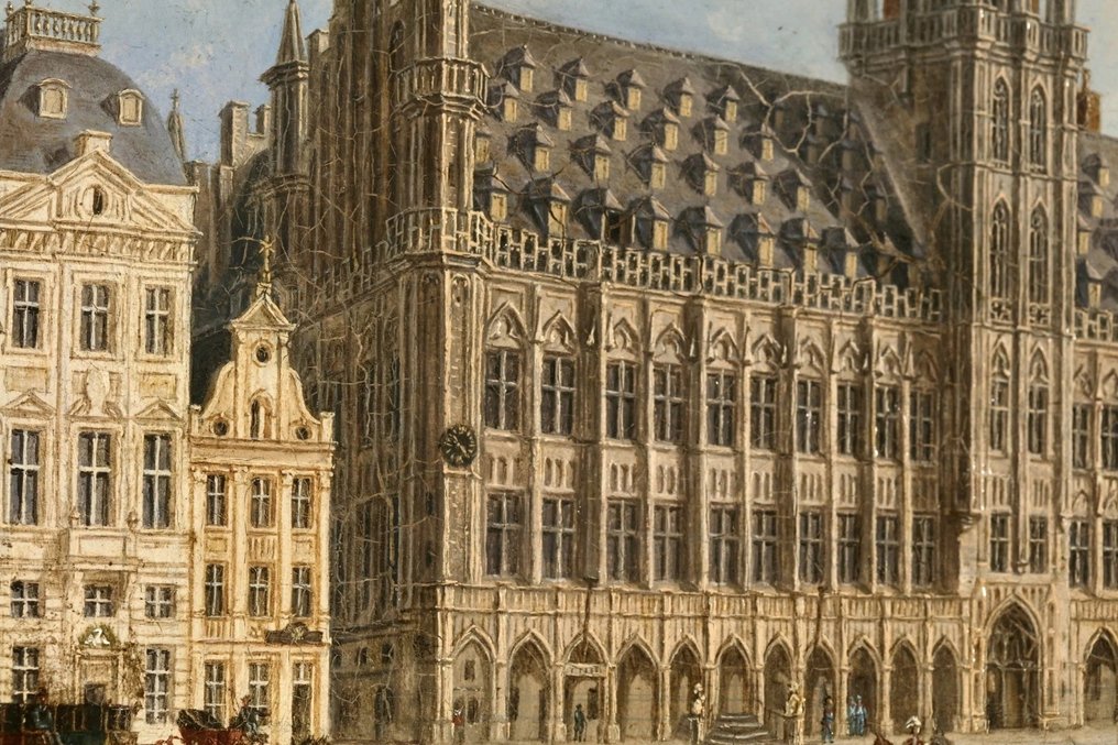 Augustus Wynantz (1795-1848) - Grand Place, Brussels #4.3
