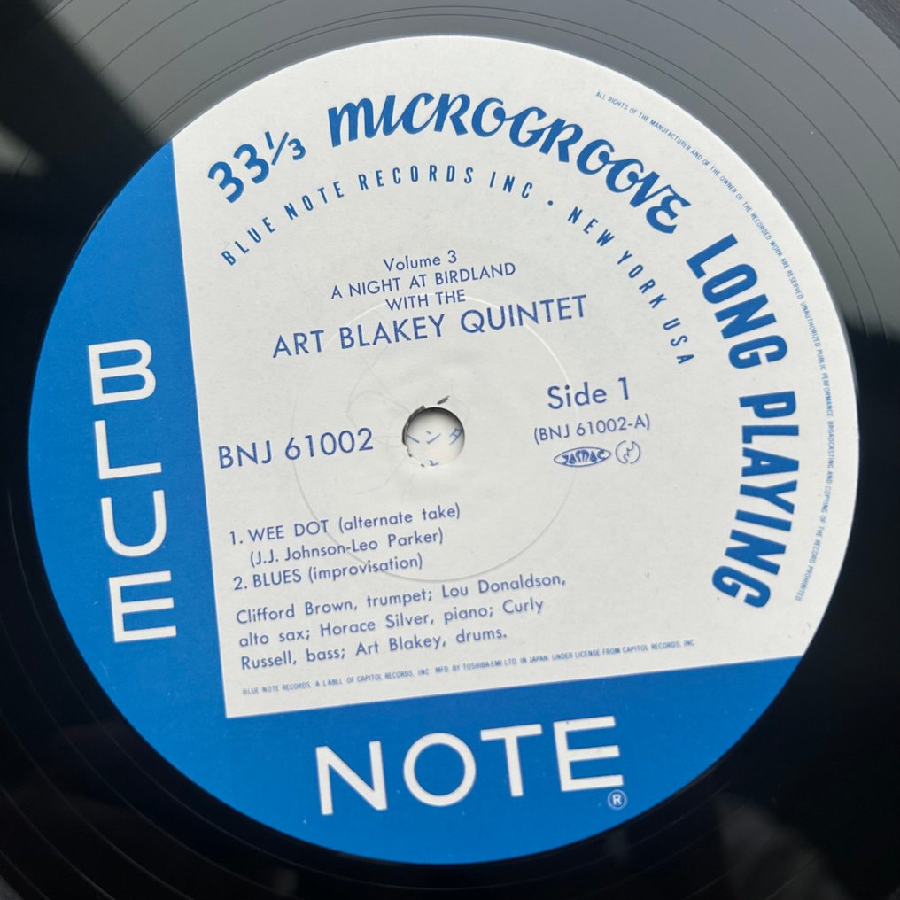 Art Blakey - A Night At Birdland (1st pressing!) - Μονός δίσκος βινυλίου - 1984 #4.3