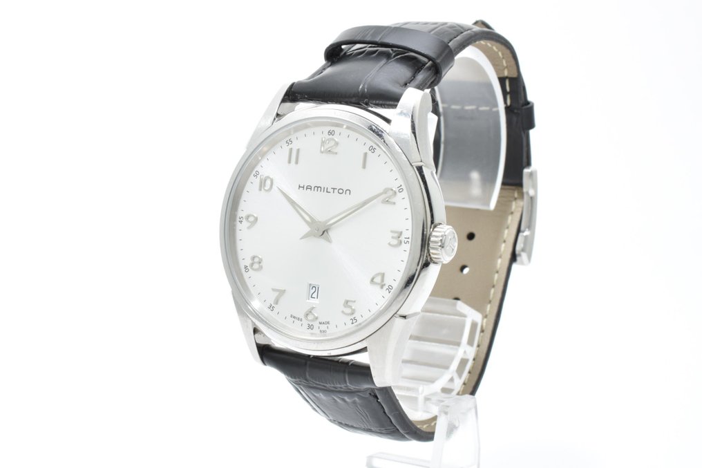 Hamilton - Jazzmaster Classic Date Stainless Steel Quartz Leather Strap - Sin precio de reserva - H385111 - Hombre - 2000 - 2010  #1.0
