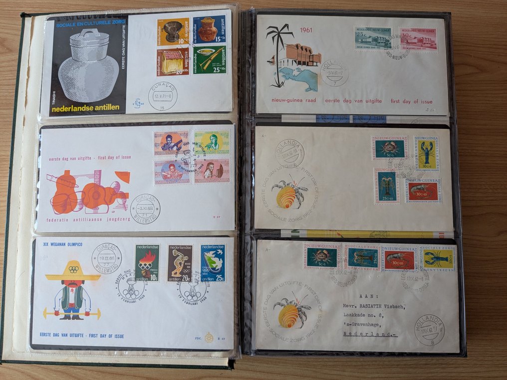 Ολλανδία 1974/1999 - Ολοκληρώστε τη σειρά FDC σε 2 βιβλία. - N.V.P.H. E130 tm E406 #2.1