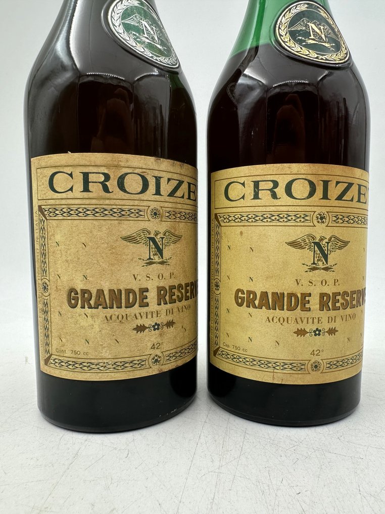 Croizet - Napoleon - VSOP Grande Reserve - b. 1970-luku - 750cc - 2 pullojen #2.1