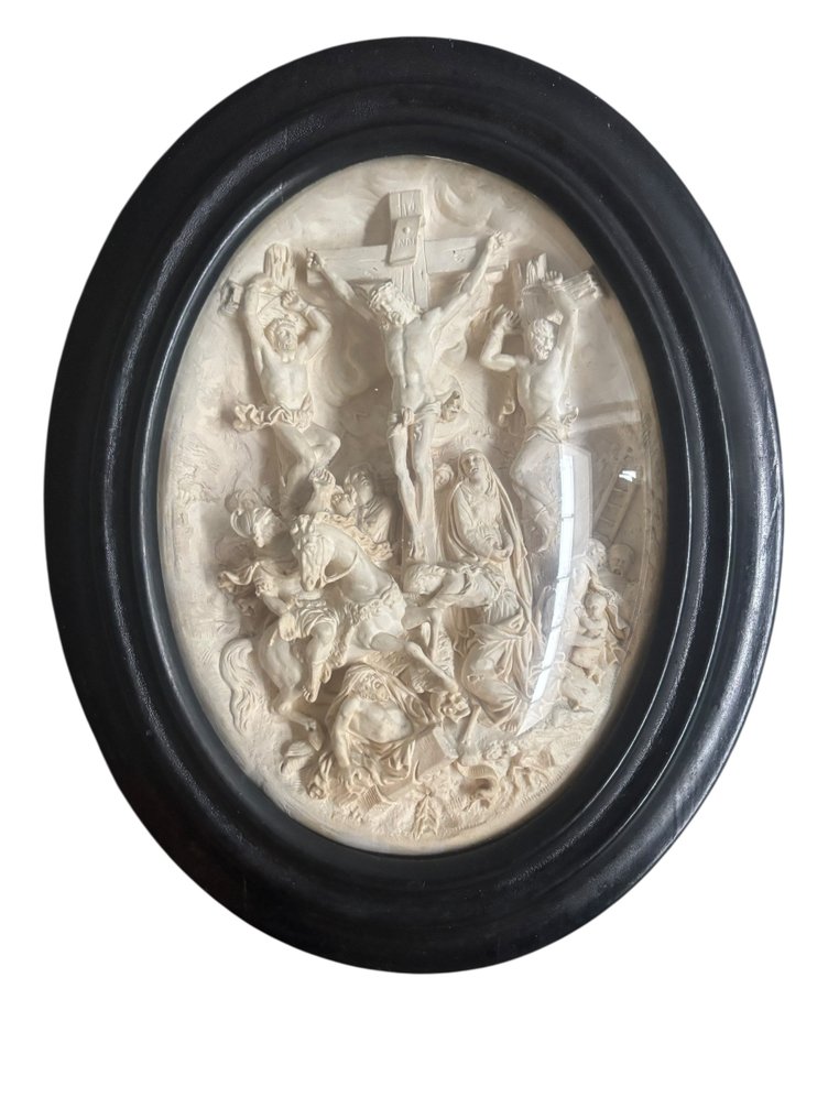 Placă - Golgotha - 43 cm - Spumă de mare #1.0