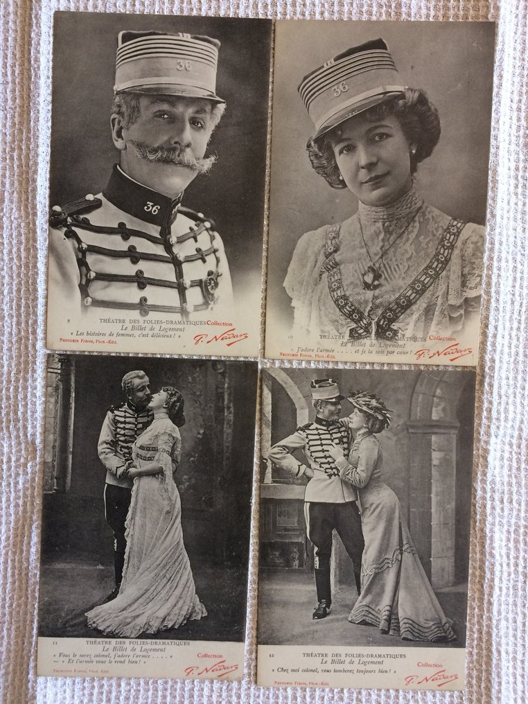 Γαλλία - Διασκεδαστές, Ευρώπη, Θέατρο και φαντασία - Θέατρο και διάφορες ολοκληρωμένες σουίτες φαντασίας. - Καρτ-ποστάλ (169) - 1904-1906 #2.1