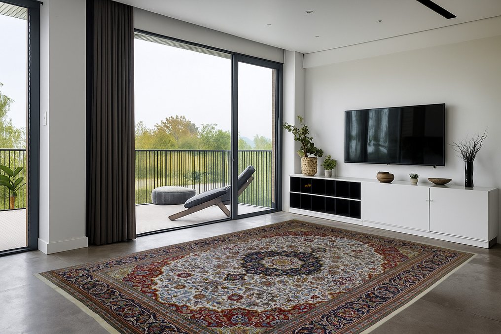 Keshan - 已清洗 - 小地毯 - 412 cm - 306 cm #2.1